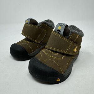 Keen Size 5T Kootenay Toddler Hiking Boot Dark Earth/Spectra Yellow